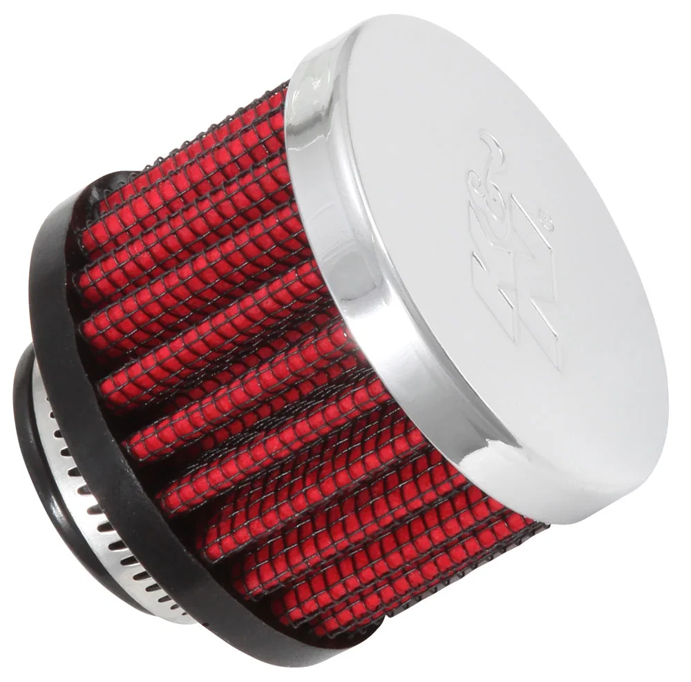 62-1360 – K&N FILTER Crankcase Breather Filter, Clamp On With 3/4 Inch Inside Diameter Flange 2 Inch Outside Diameter...